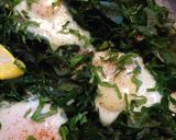 A picture of step 6 of Kale and Eggs with Tarragon.