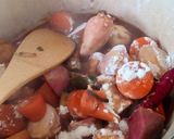 A picture of step 5 of Root Vegetable Stew with Red Wine (Vegan).