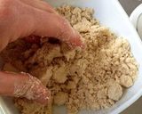 A picture of step 2 of Mohnkuchen mit Streusel (German Poppy Seed Cake).