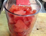 A picture of step 1 of Watermelon & Yogurt "Lassi".