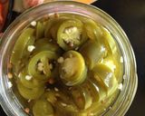 A picture of step 6 of Super Spicy Pickled Jalapeños.