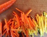 A picture of step 1 of Spicy Asian Carrot Salad.