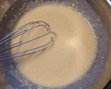 A picture of step 3 of Pfannekuchen (German Pancakes) with Homemade Apple Sauce.