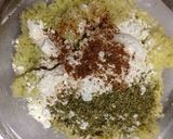 A picture of step 3 of Steamed German Potato Dumplings (Kartoffelknödel).