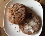A picture of step 10 of 100% Whole Grain Rye Sourdough Brötchen (German Rye Rolls).