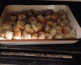 A picture of step 3 of Semmelknödel (German Bread Dumplings).