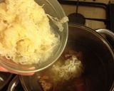 A picture of step 5 of Kapustnica (Slovakian Sauerkraut & Sausage Soup).