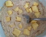 A picture of step 1 of Mohnkuchen mit Streusel (German Poppy Seed Cake).