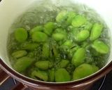 A picture of step 3 of Fava Bean Paste with Rosemary and Garlic.