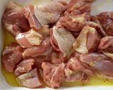 A picture of step 1 of Korean Yang-nyeom Chicken.