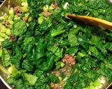 A picture of step 6 of Ground Bison and Asian Greens Stir-fry.
