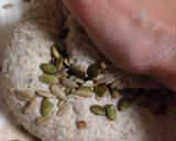 A picture of step 5 of Sunflower and Pumpkin Seed Brötchen (Bread Rolls).