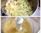 A picture of step 1 of Pfannekuchen (German Pancakes) with Homemade Apple Sauce.