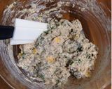 A picture of step 5 of Dill and Cheese Scones (eggless).