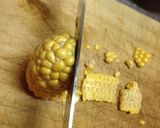 A picture of step 1 of Sweet Corn Soup.