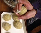 A picture of step 5 of Steamed German Potato Dumplings (Kartoffelknödel).