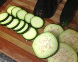A picture of step 2 of Towering Tofu Lasagna with Eggplant and Zucchini.