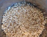 A picture of step 2 of 100% Oat Bread with Sourdough .