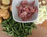 A picture of step 1 of Country-style Green Beans and Potatoes.