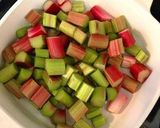 A picture of step 4 of Rhubarb Crumble.