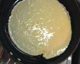 A picture of step 4 of Pfannekuchen (German Pancakes) with Homemade Apple Sauce.