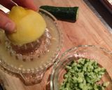 A picture of step 1 of Cucumber-Yogurt Tzatziki.