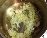 A picture of step 4 of Semmelknödel (German Bread Dumplings).