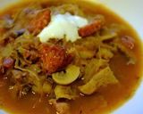 A picture of step 10 of Kapustnica (Slovakian Sauerkraut & Sausage Soup).