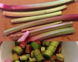 A picture of step 3 of German Rhubarb Cake (Rhabarberkuchen).