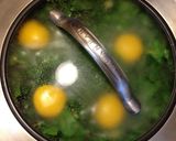 A picture of step 5 of Kale and Eggs with Tarragon.