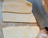 A picture of step 6 of Homemade Pasta without pasta machine.