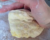 A picture of step 2 of Mohnstriezel (German Poppy Seed Roll).