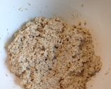 A picture of step 1 of 100% Oat Bread with Sourdough .