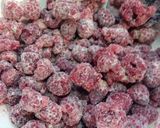 A picture of step 5 of Raspberry Crisp.