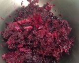 A picture of step 1 of Red Beet Jam.