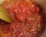 A picture of step 3 of One-Pot Tomato Pasta with Fennel Sausage Meatballs.