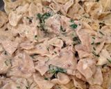A picture of step 4 of Pistachio Cream Sauce for Pasta.