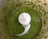 A picture of step 2 of Pistou Basil Sauce.