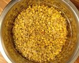 A picture of step 1 of German Lentil Stew with Spätzle Noodles (Linsen mit Spätzle).