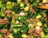 A picture of step 7 of Ground Bison and Asian Greens Stir-fry.
