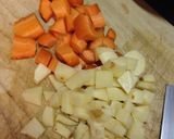 A picture of step 1 of Vegetarian Lentil Curry.