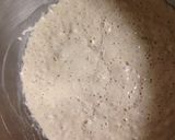A picture of step 1 of Wheat Berry Bread with Rye and Spelt Flour .