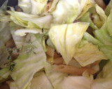 A picture of step 4 of Spring Cabbage and Bacon Pasta.