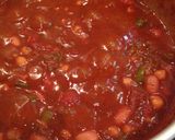A picture of step 6 of Homemade Vegetarian Chickpea and Kidney Bean Chili.