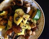 A picture of step 7 of Zucchini and Mushrooms Sautéed with Basil.