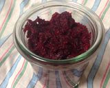 A picture of step 5 of Red Beet Jam.