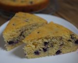 A picture of step 9 of Blueberry "Double" Corn Bread.