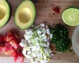 A picture of step 1 of Holy Guacamole.