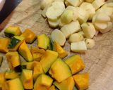 A picture of step 2 of Chickpea Curry with Butternut Squash and Potatoes .