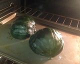 A picture of step 3 of Cumin Rubbed Roasted Acorn Squash with Sage Garlic Butter.